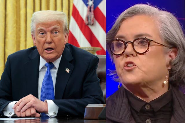 <p>Donald Trump and Rosie O'Donnell</p>