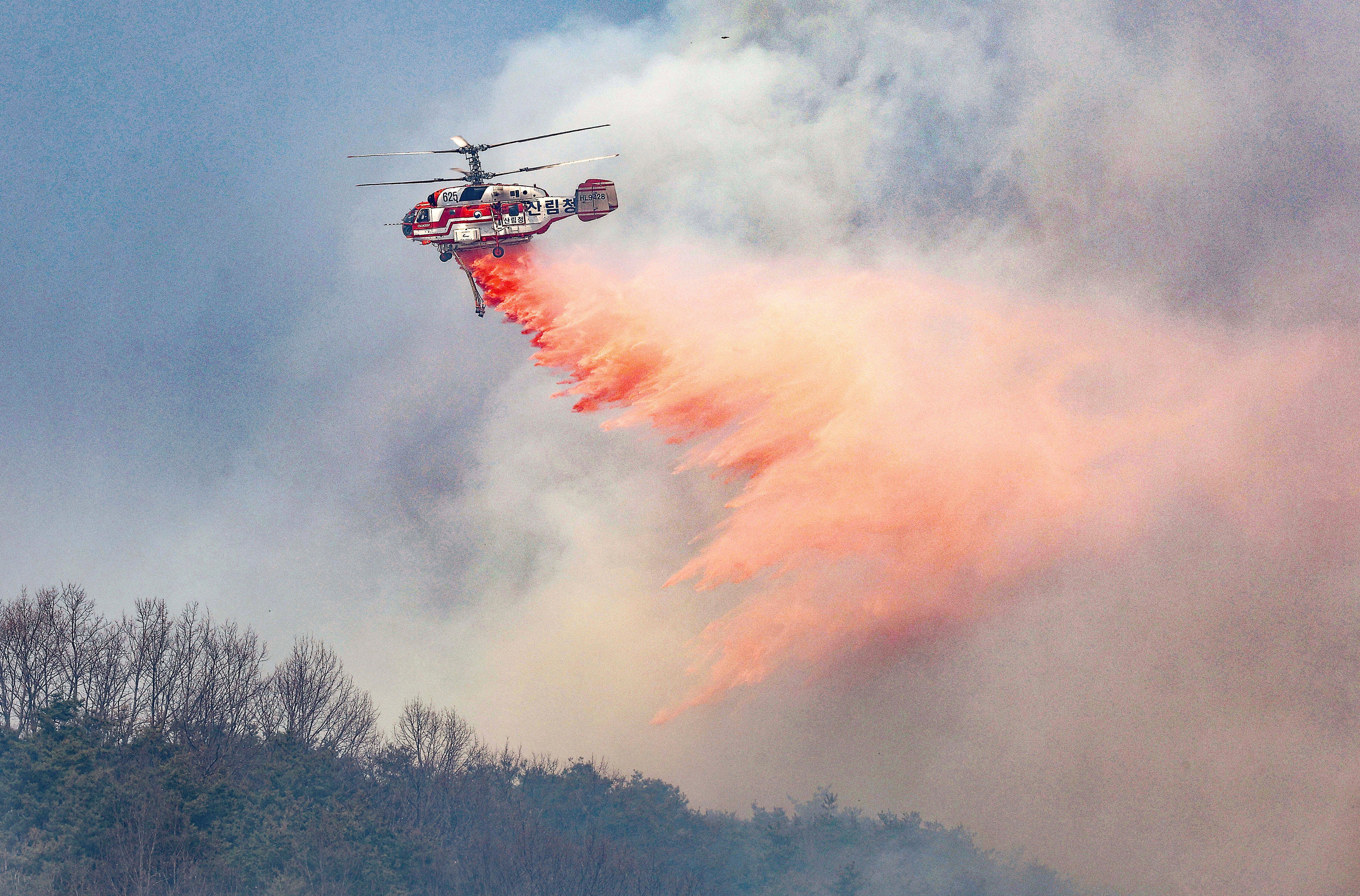 COREA DEL SUR-INCENDIOS
