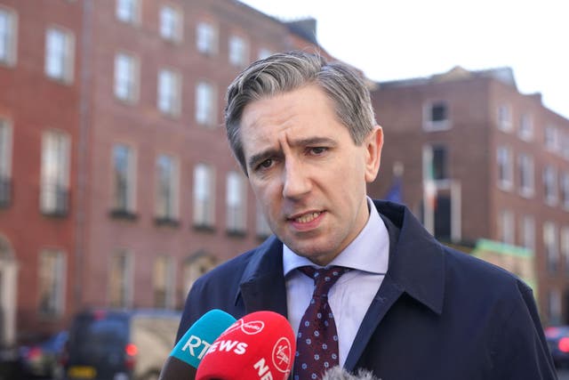 Ireland’s deputy premier Simon Harris (Brian Lawless/PA)