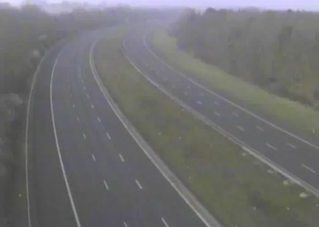 The M40 has been closed in both directions since around 11pm on Monday