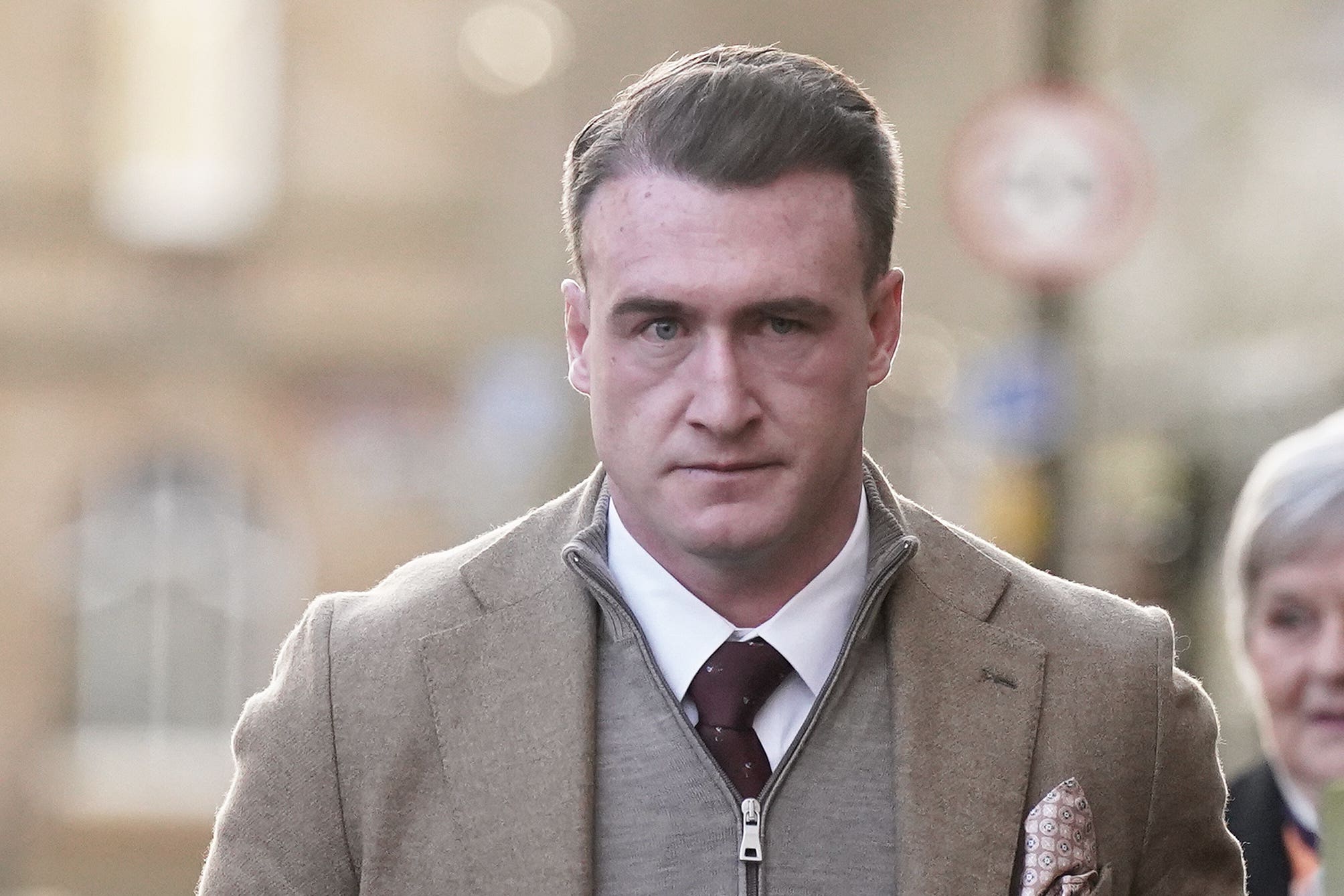 Stuart Hogg admitted a charge of domestic abuse in court last November (Owen Humphreys/PA)