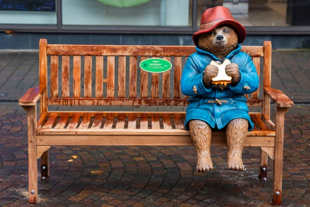 <p>The Paddington bear statue in Newbury, Berkshire</p>