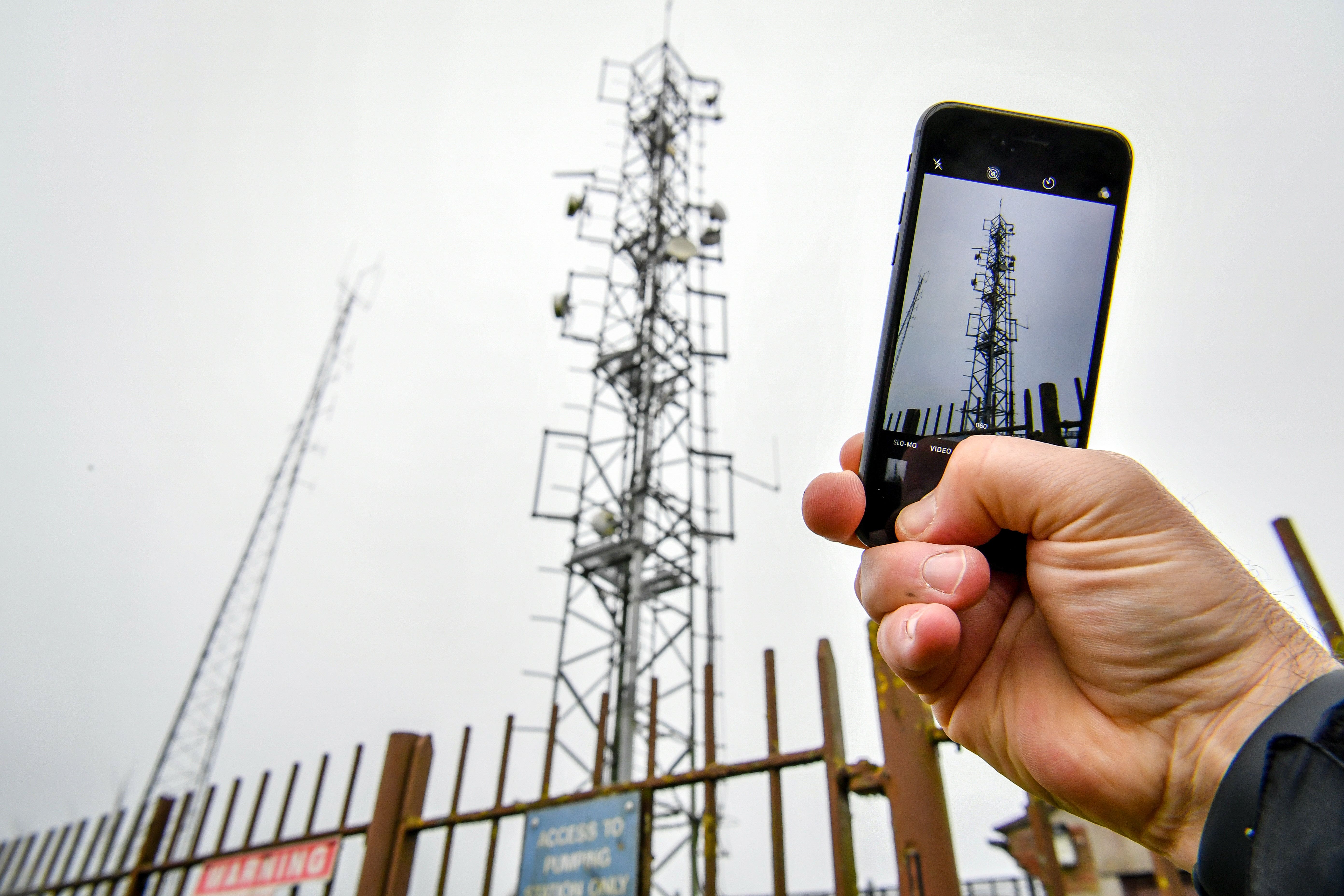 UK smartphones could soon receive communications direct from space (Ben Birchall/PA)