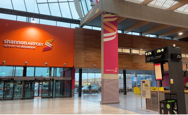 <p>Wild west: Shannon is normally a tranquil airport serving the west of Ireland – but sometime it gets lots of diversions</p>