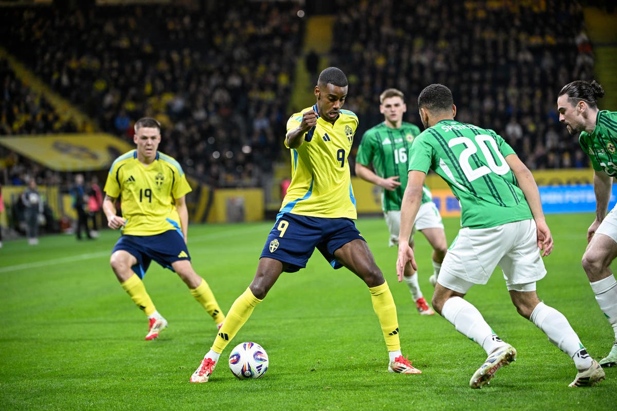 Alexander Isak stars as ruthless Sweden end Northern Ireland&rsquo;s unbeaten run