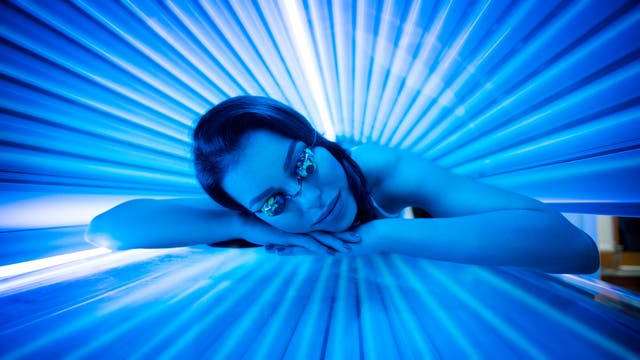 <p>Young people are increasingly using sunbeds, fuelled by influencers’ claims on TikTok</p>