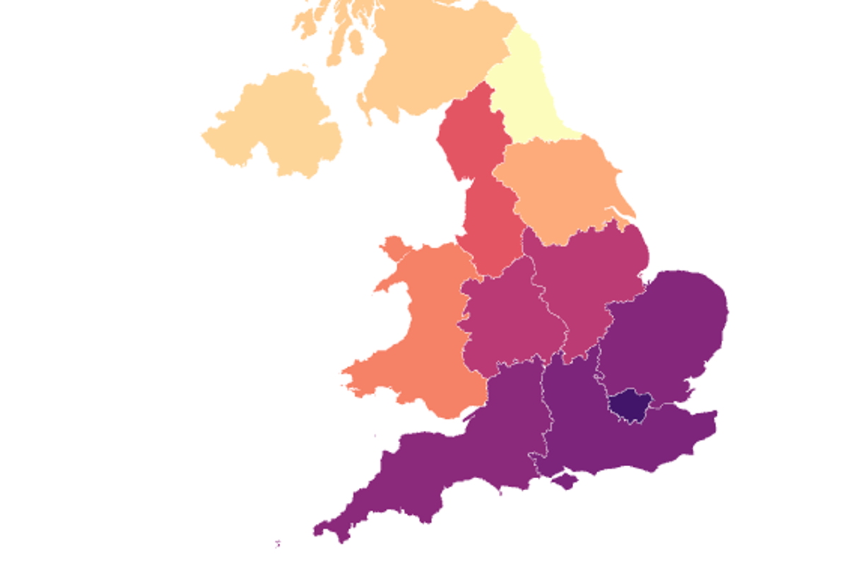 Uk Rent. Map Mapped: House and rental prices revealed across the UK as growth ...