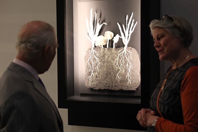 The King during his visit to Somerset House (Chris Jackson/PA)