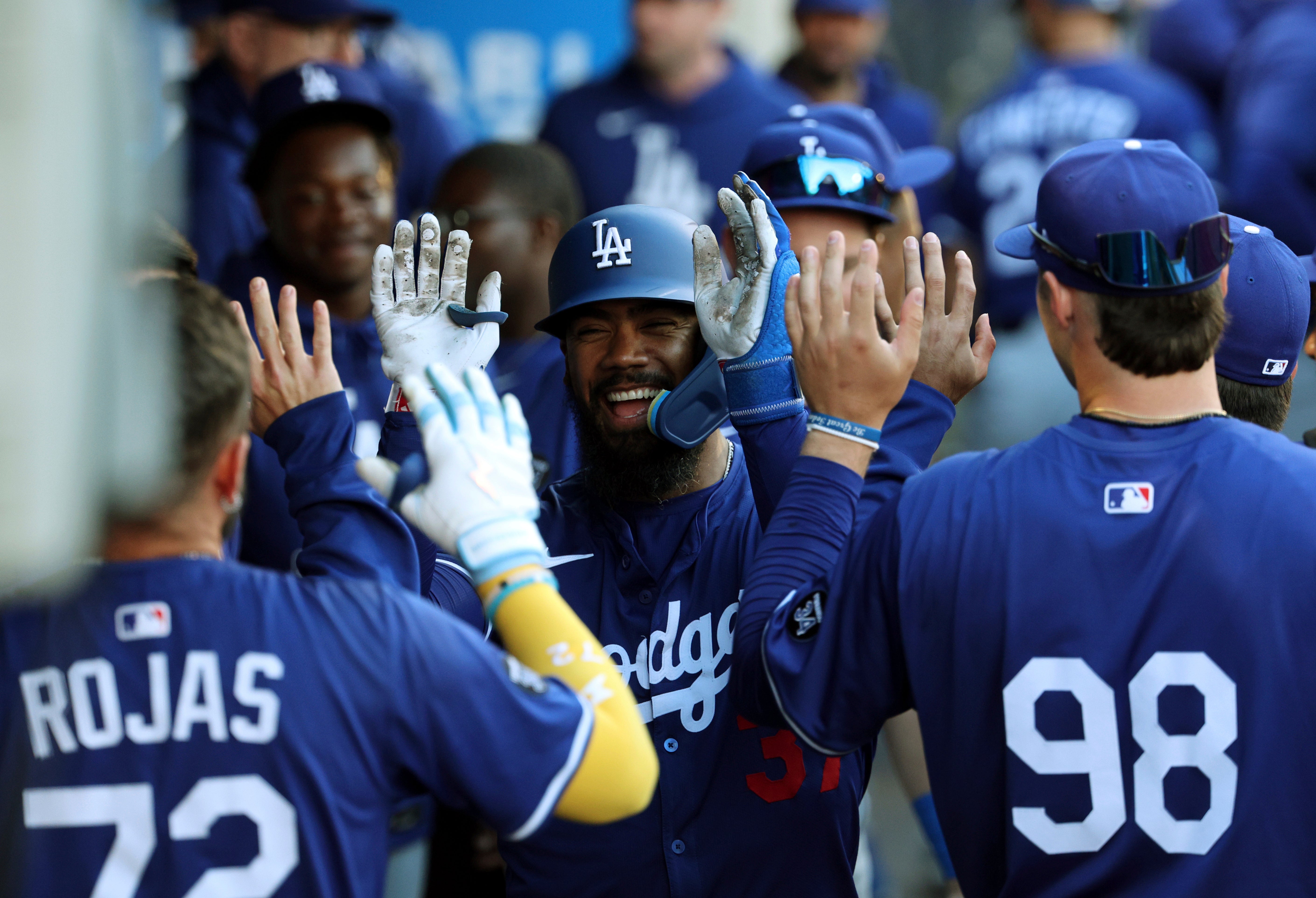 Dodgers Angels Baseball