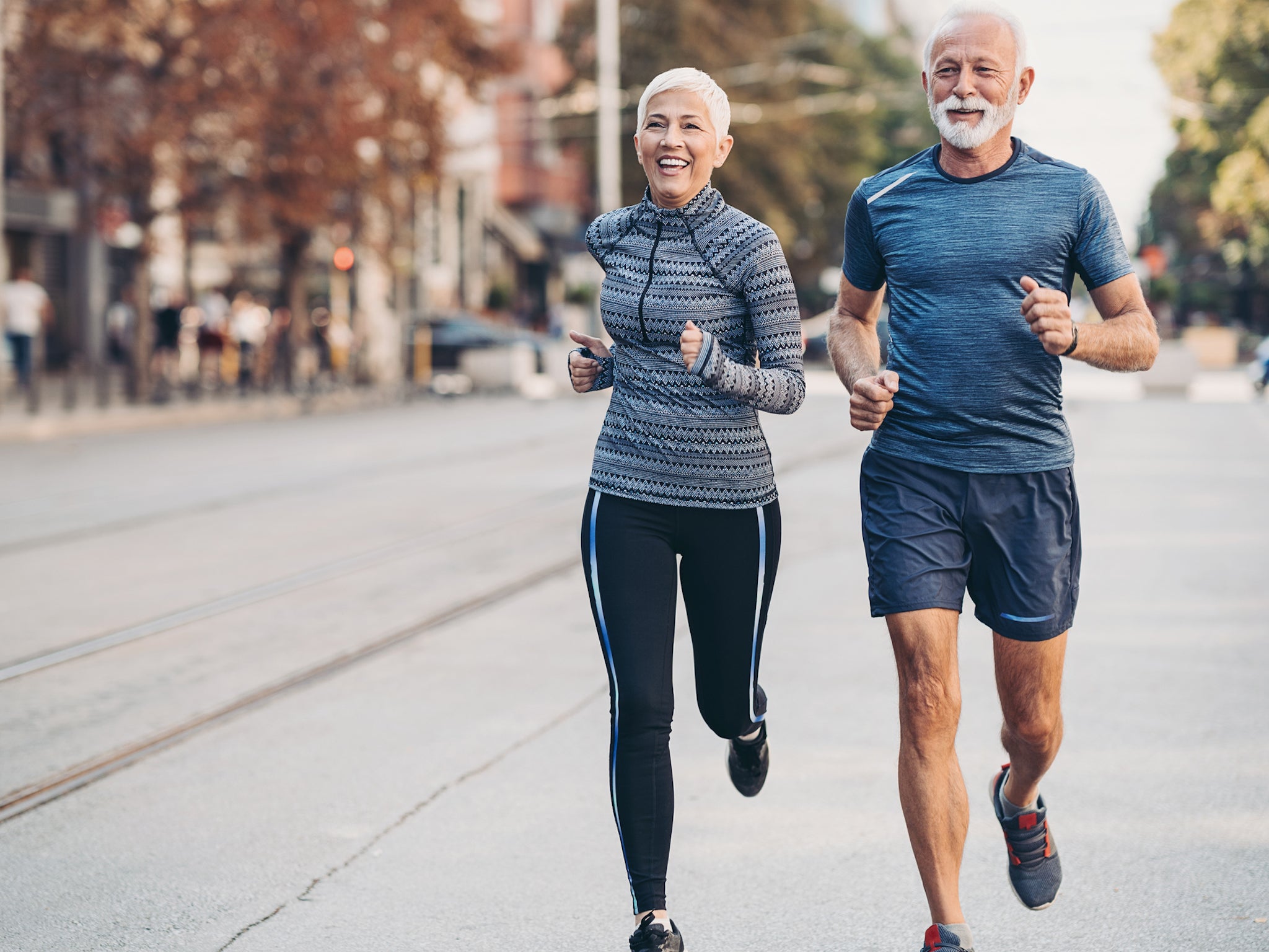 Jogging and brisk walking can keep bones strong