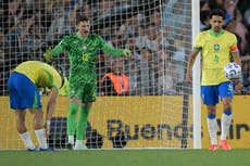‘It’s embarrassing’: Brazil’s captain apologises after thrashing by Argentina