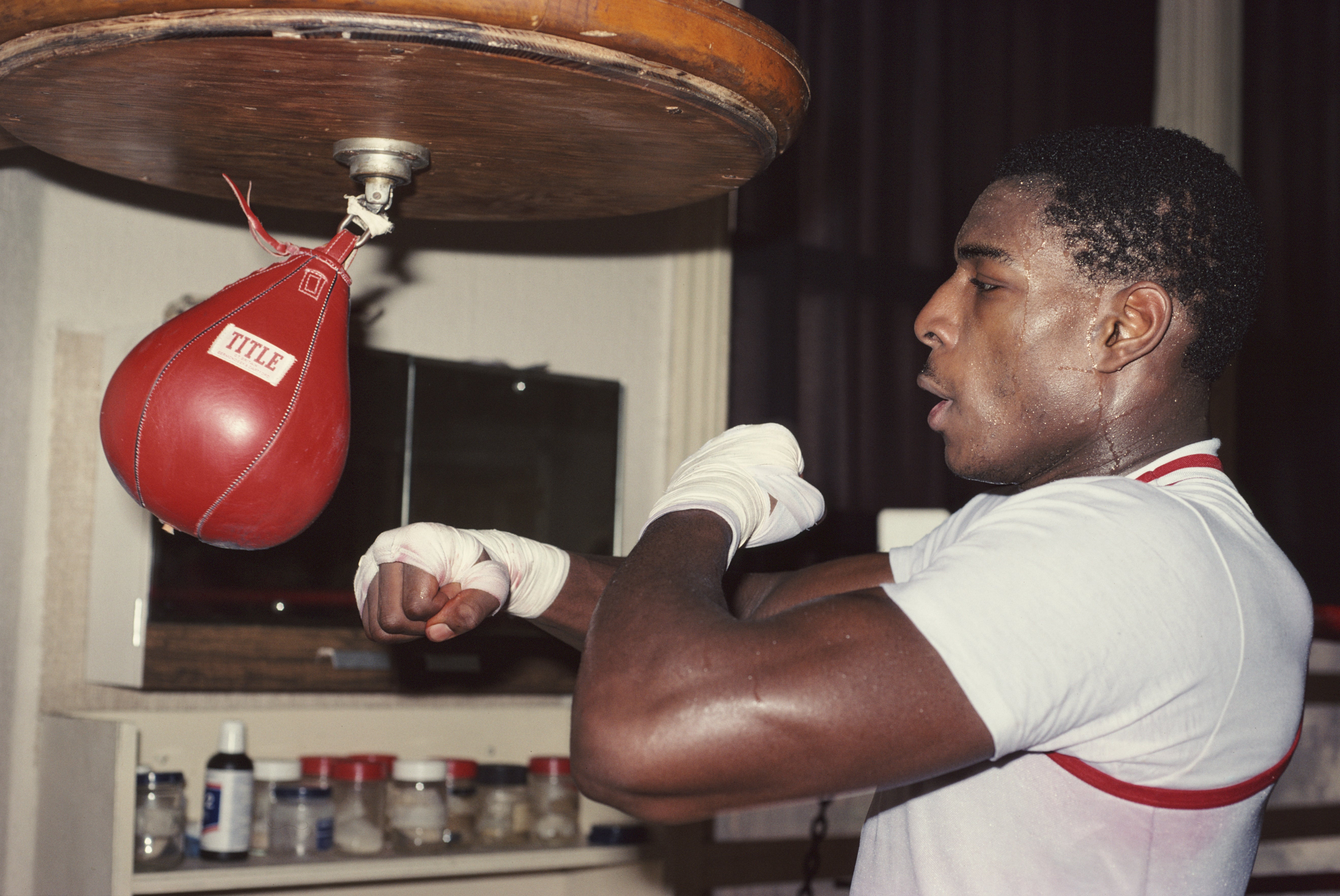 A 21-year-old Bruno at Royal Oak gym in Canning Town