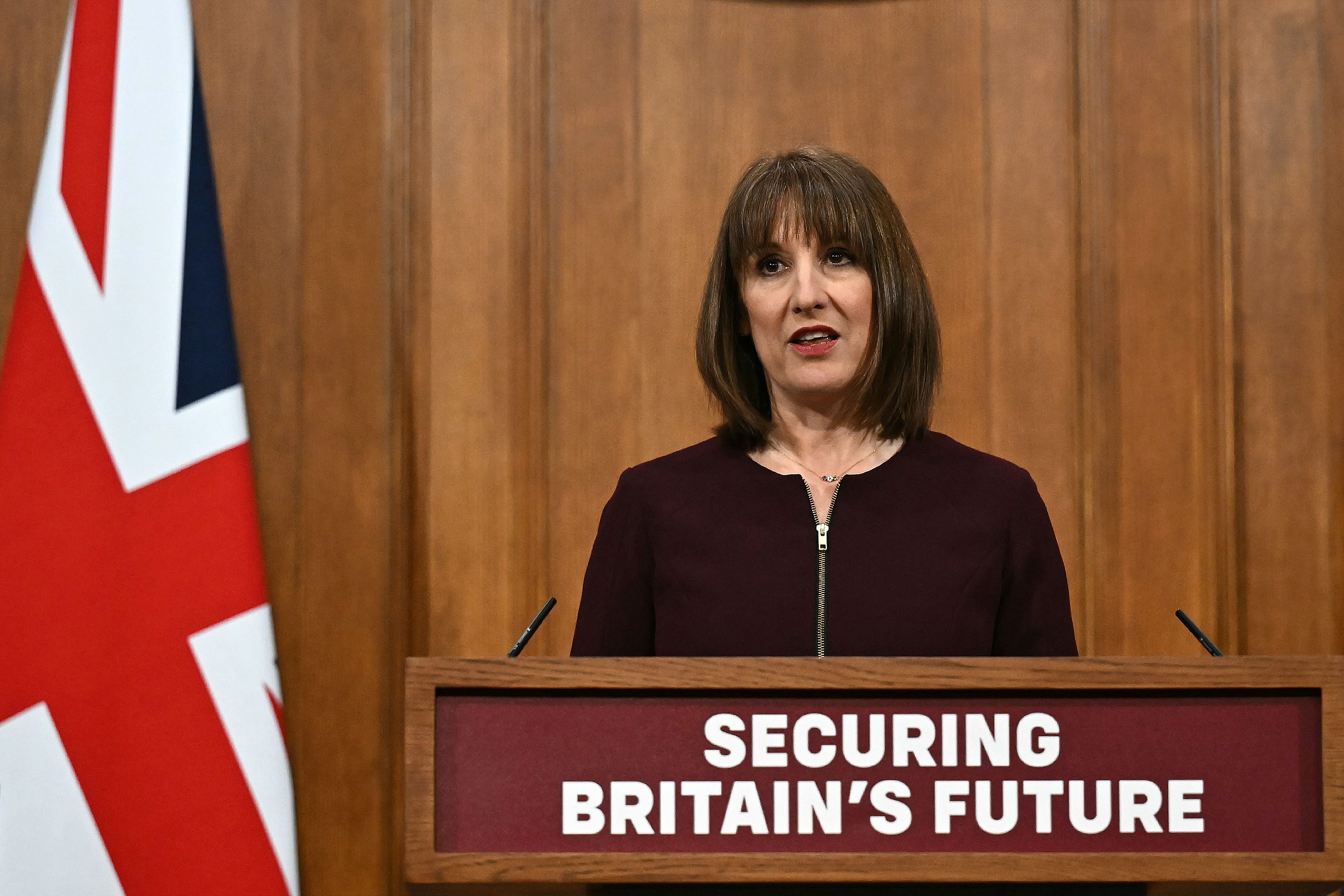 Chancellor Rachel Reeves blamed the global economic climate for instability at home (Ben Stanstall/PA)