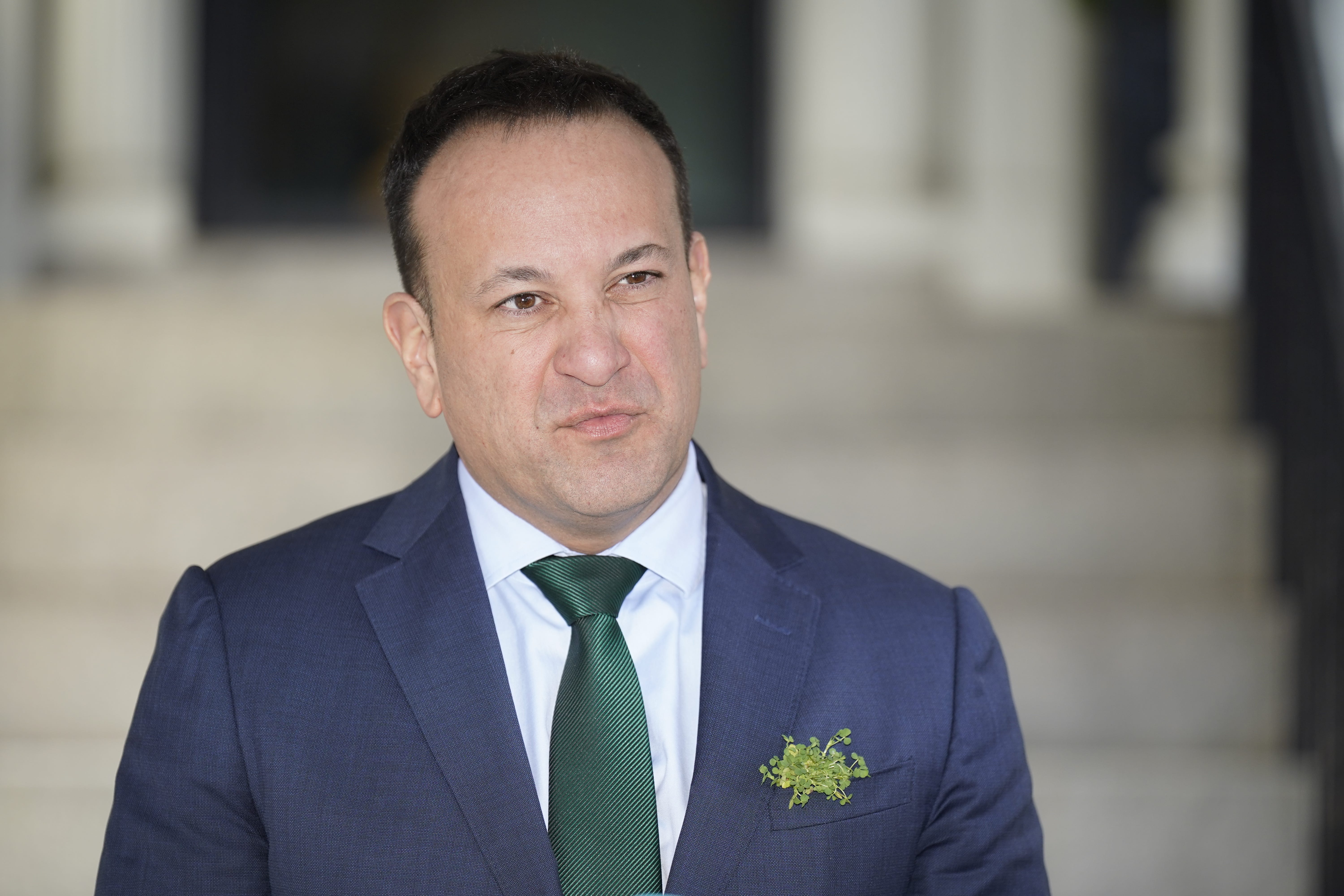 TUV leader Jim Allister accused former Irish premier Leo Varadkar of ‘partitioning’ the UK during the Brexit negotiations (Niall Carson/PA)