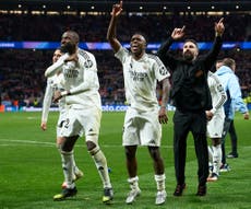 Real Madrid quartet investigated for indecent conduct following wild celebrations at Atletico Madrid