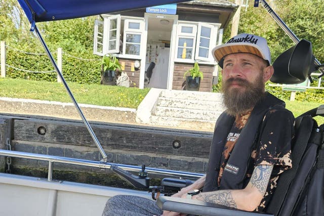 Ryan Swanepoel who lives with muscular dystrophy and receives universal credit, believes the government needs to make changes to welfare clearer for people living with lifelong disabilities (Mary Swanepoel/PA)