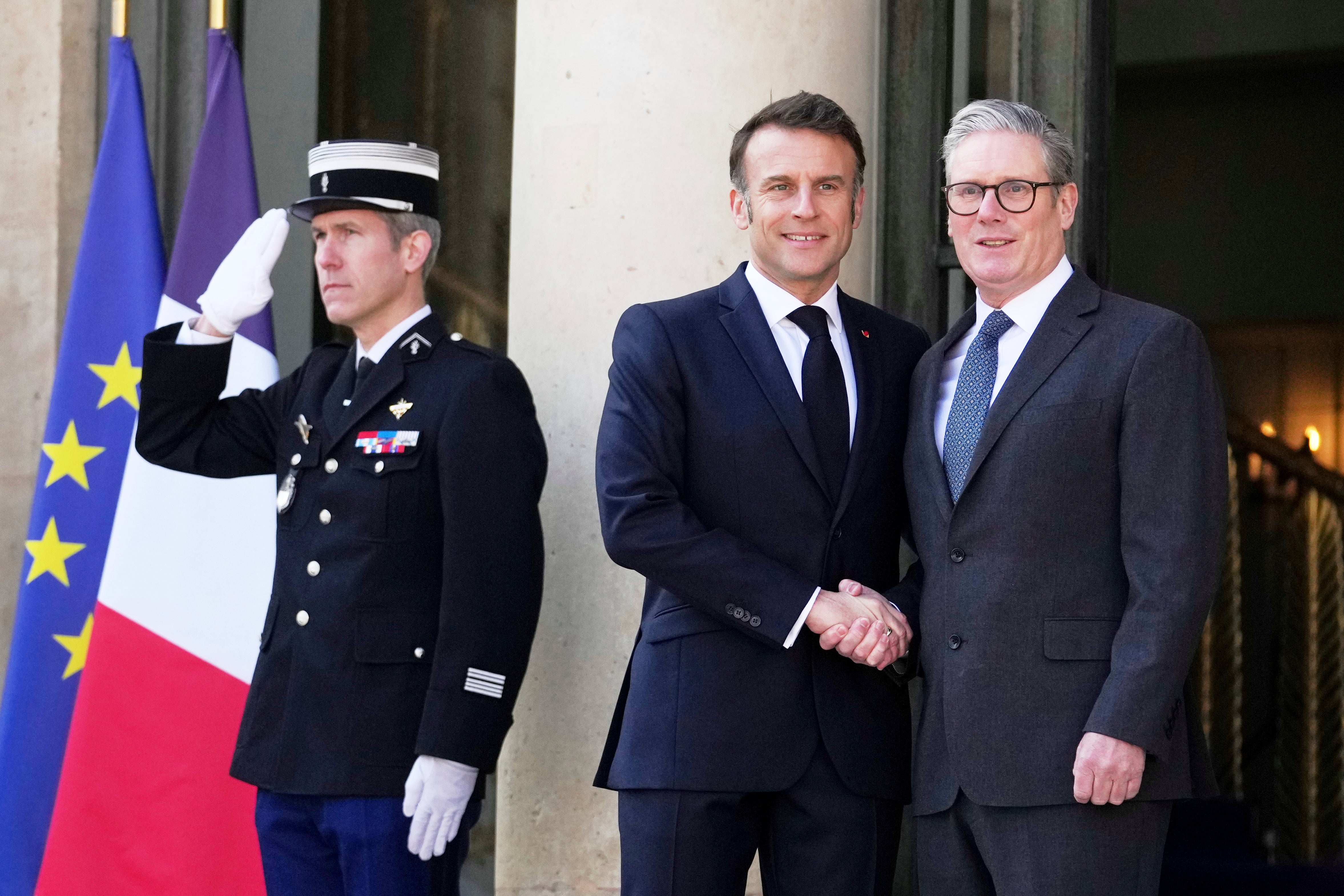 Sir Keir and Emmanuel Macron