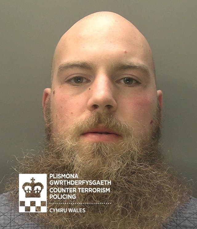 <p>Alexander Dighton, 28, admitted 11 offences relating to a violent attack at Talbot Green Police station in South Wales on the evening of January 31</p>