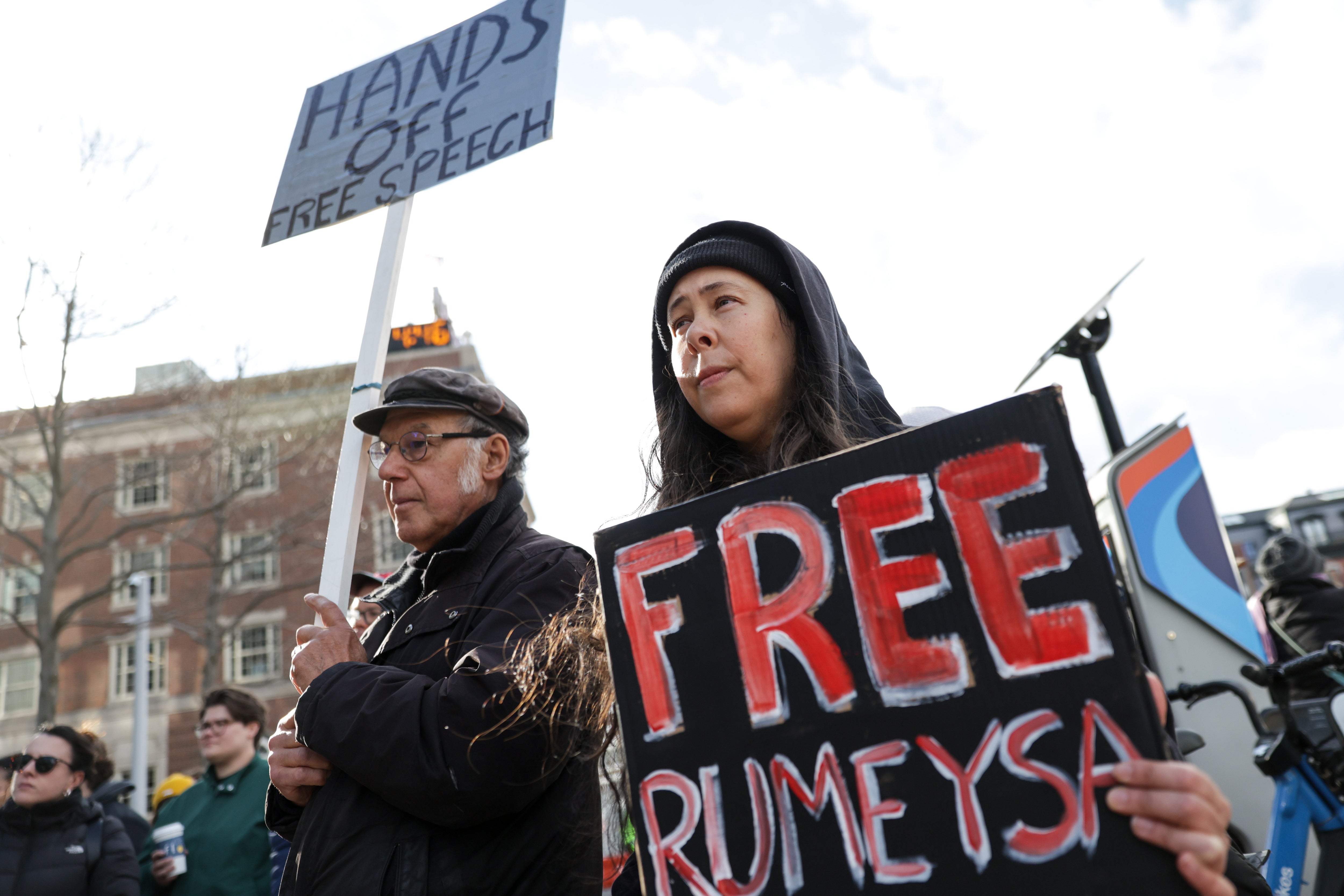 <p>A student protest at Harvard</p>