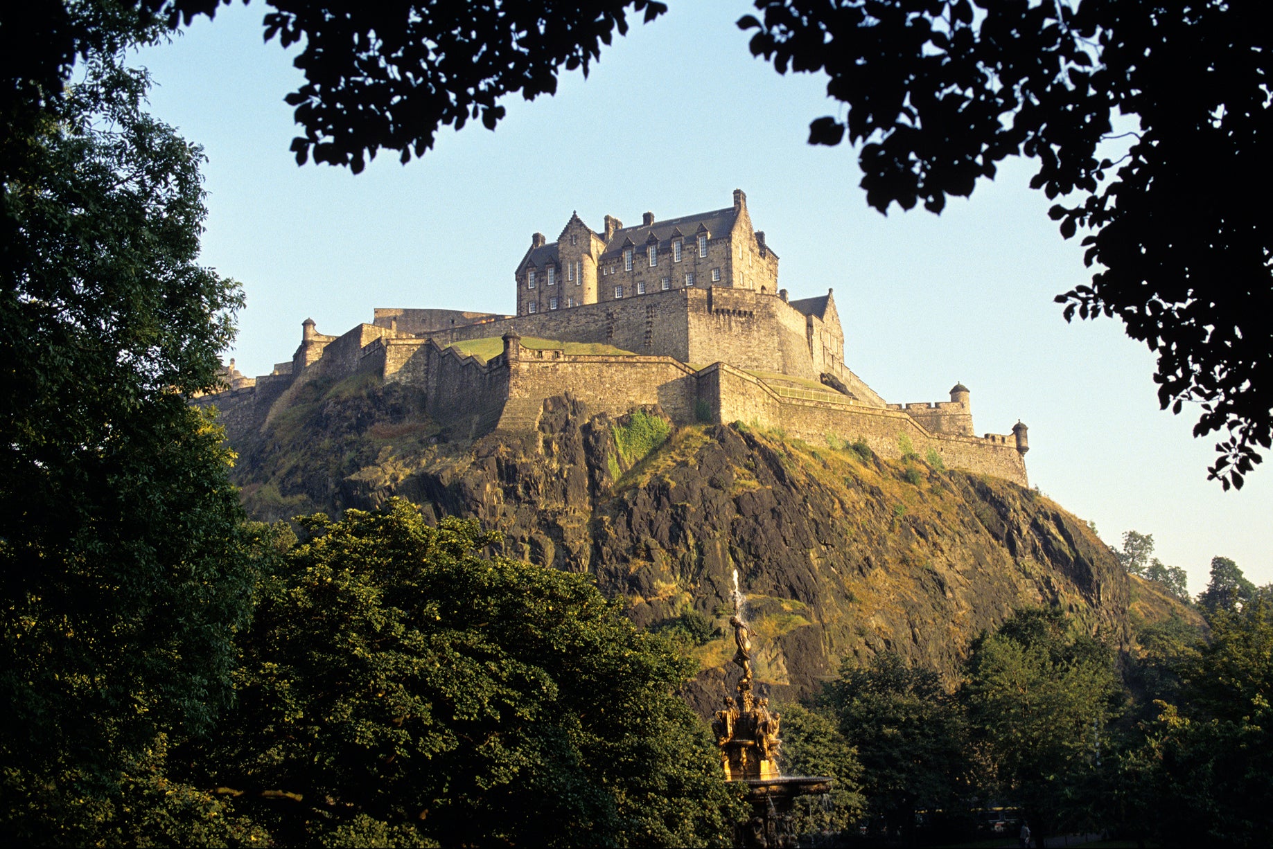 Checks for flights from Ireland to Great Britain are much more relaxed – which means reaching Edinburgh (above) from Cork is unlikely to require an ETA