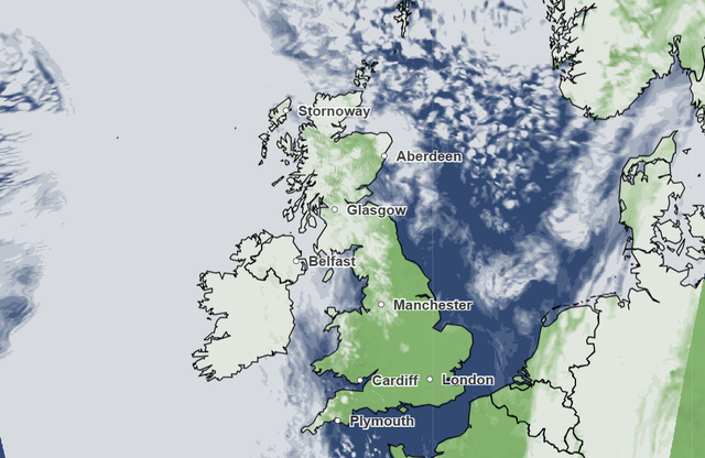 <p>The Met Office is forecasting clear skies for most parts of England and Wales during the eclipse on Saturday, 29 March, 2025</p>