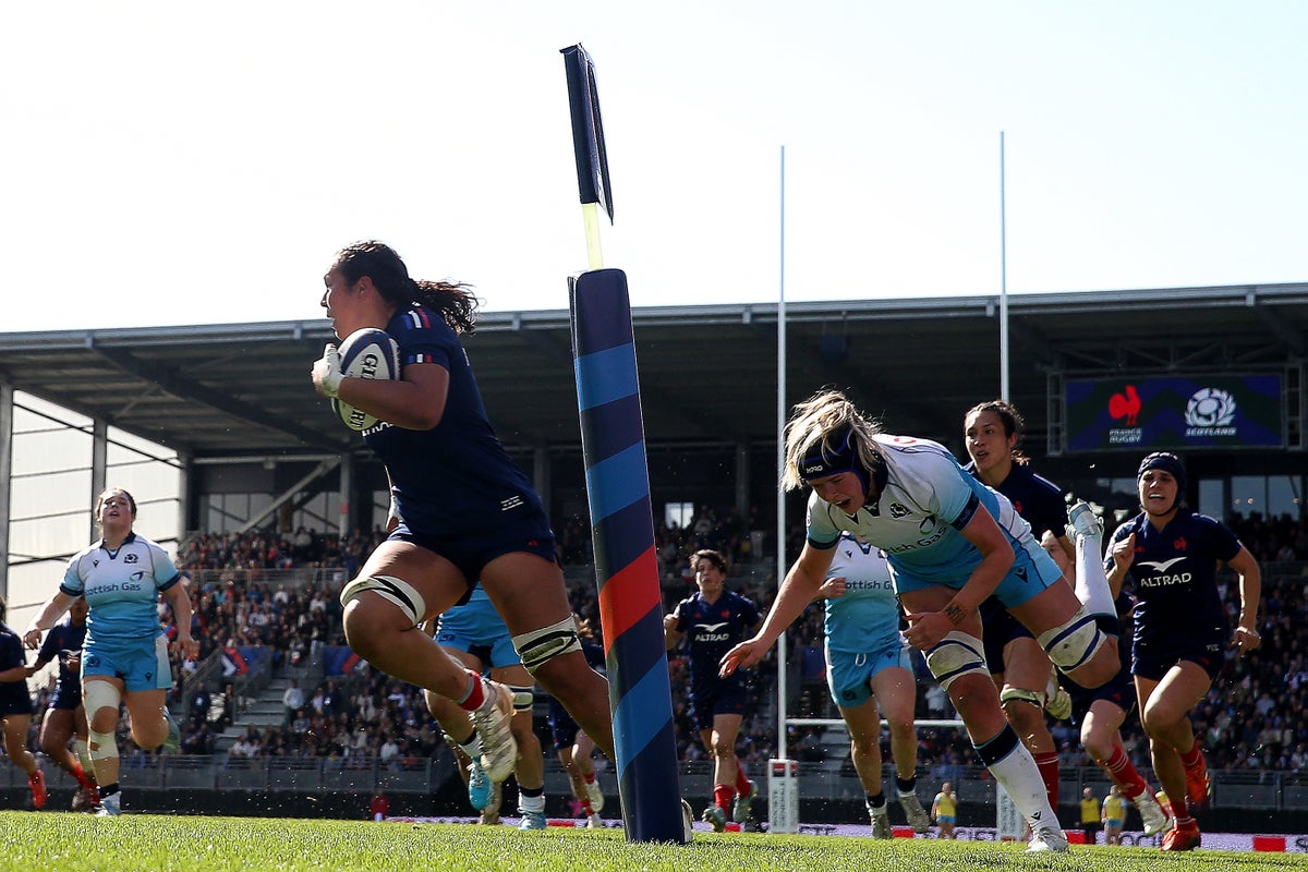 France secures Women's Six Nations final berth with 38-15 win over Scotland