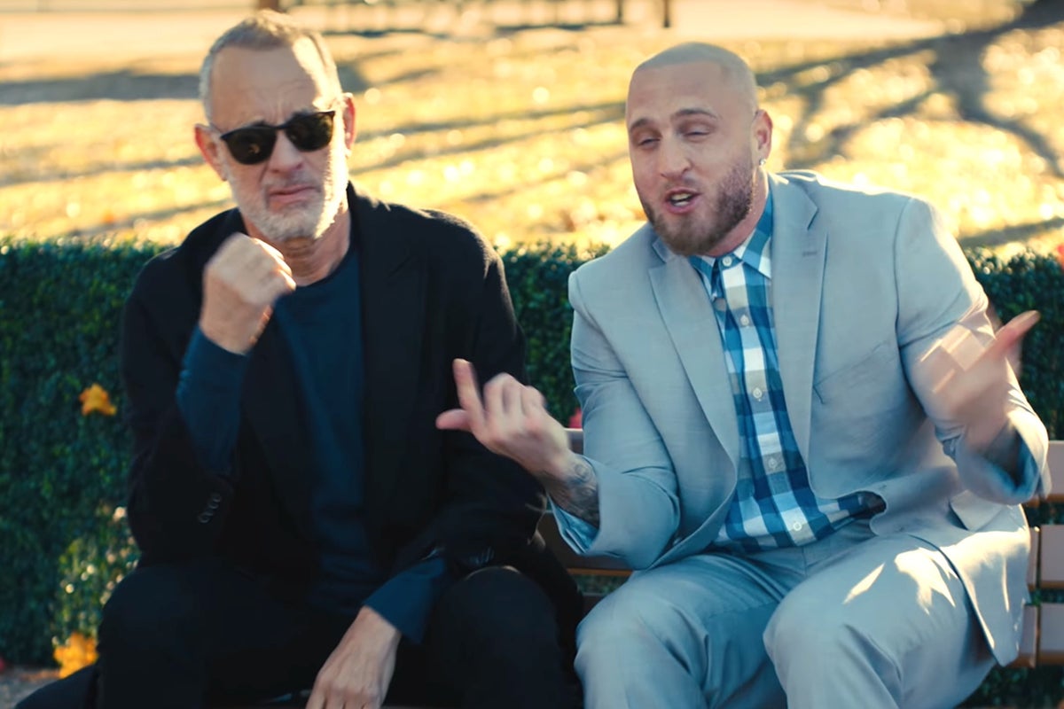Chet Hanks releases ‘cringe’ Forrest Gump-themed music video featuring his father, Tom Hanks Chet Hanks releases ‘cringe’ Forrest Gump-themed music video featuring his father, Tom Hanks