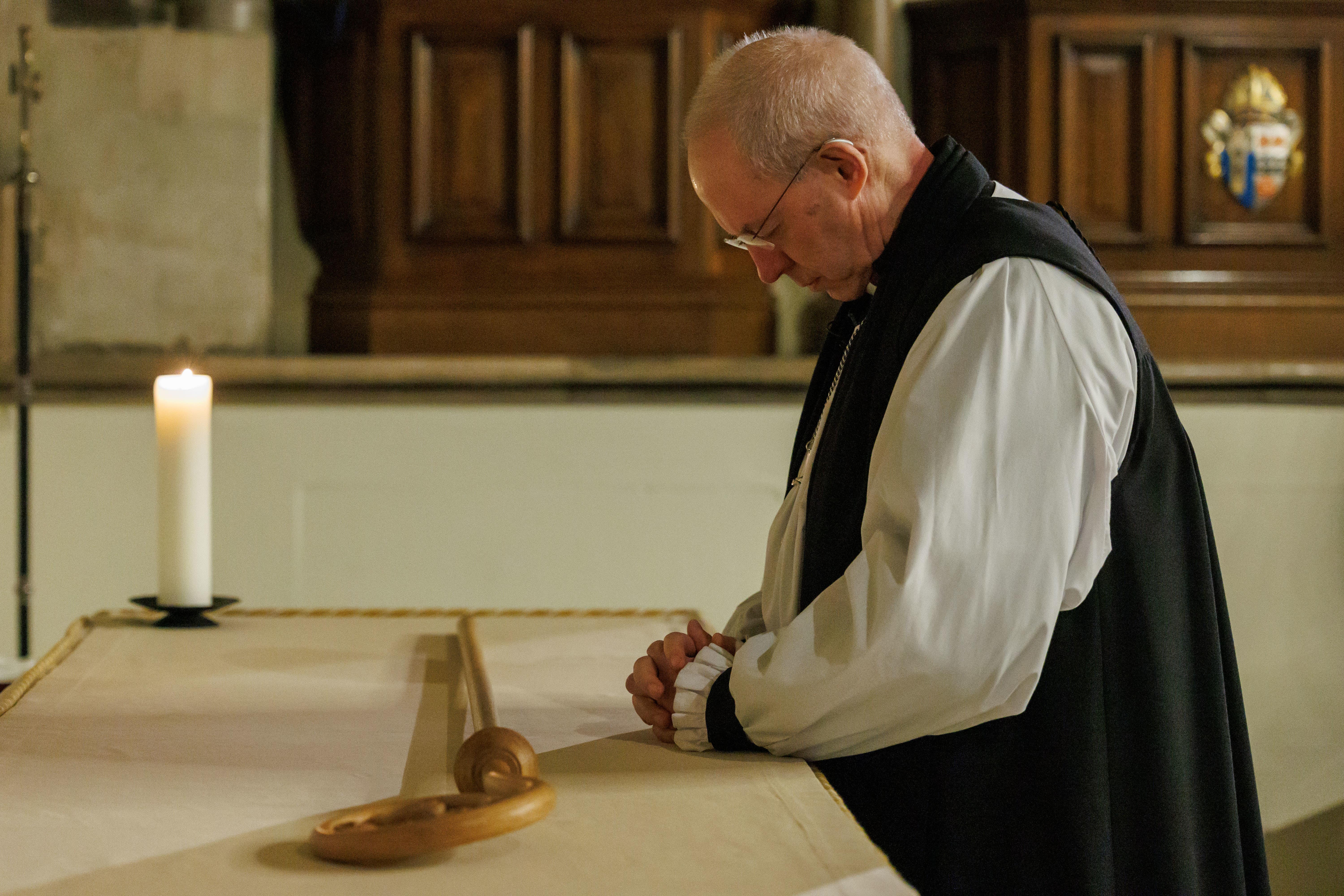 Justin Welby says he wants ‘total obscurity’ in his first interview since resigning as archbishop of Canterbury (Neil Turner/Lambeth Palace/PA)