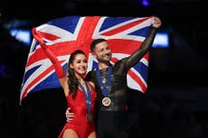 Lilah Fear and Lewis Gibson win GB’s first world figure skating medal since 1984