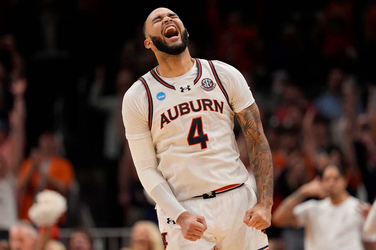 Auburn completes sweep of No. 1 seeds into Final Four, beating Michigan State 70-64
