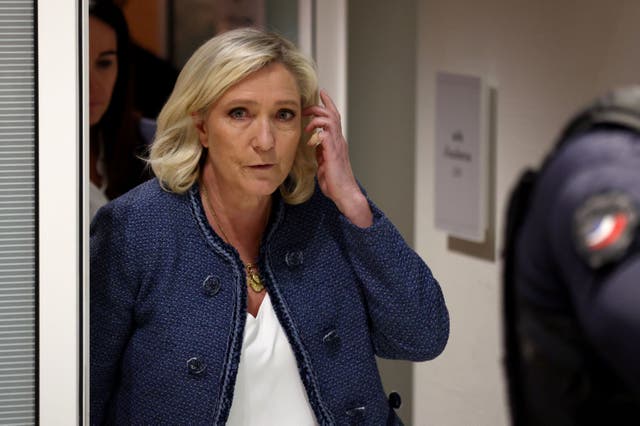 <p>Marine Le Pen will now not be allowed to run for public office for five years</p>