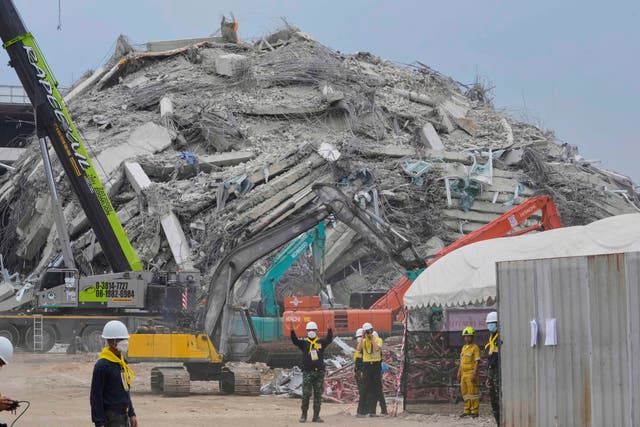 TAILANDIA-SISMO-EDIFICIO COLAPSADO