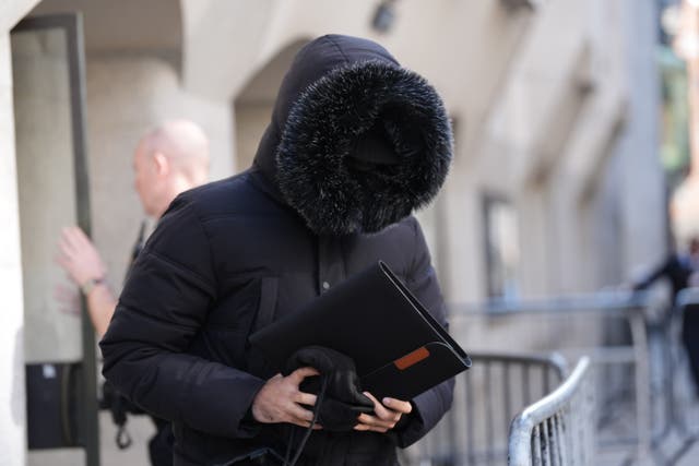 Former GCHQ staff member Hasaan Arshad leaving the Old Bailey (Ben Whitley/PA)