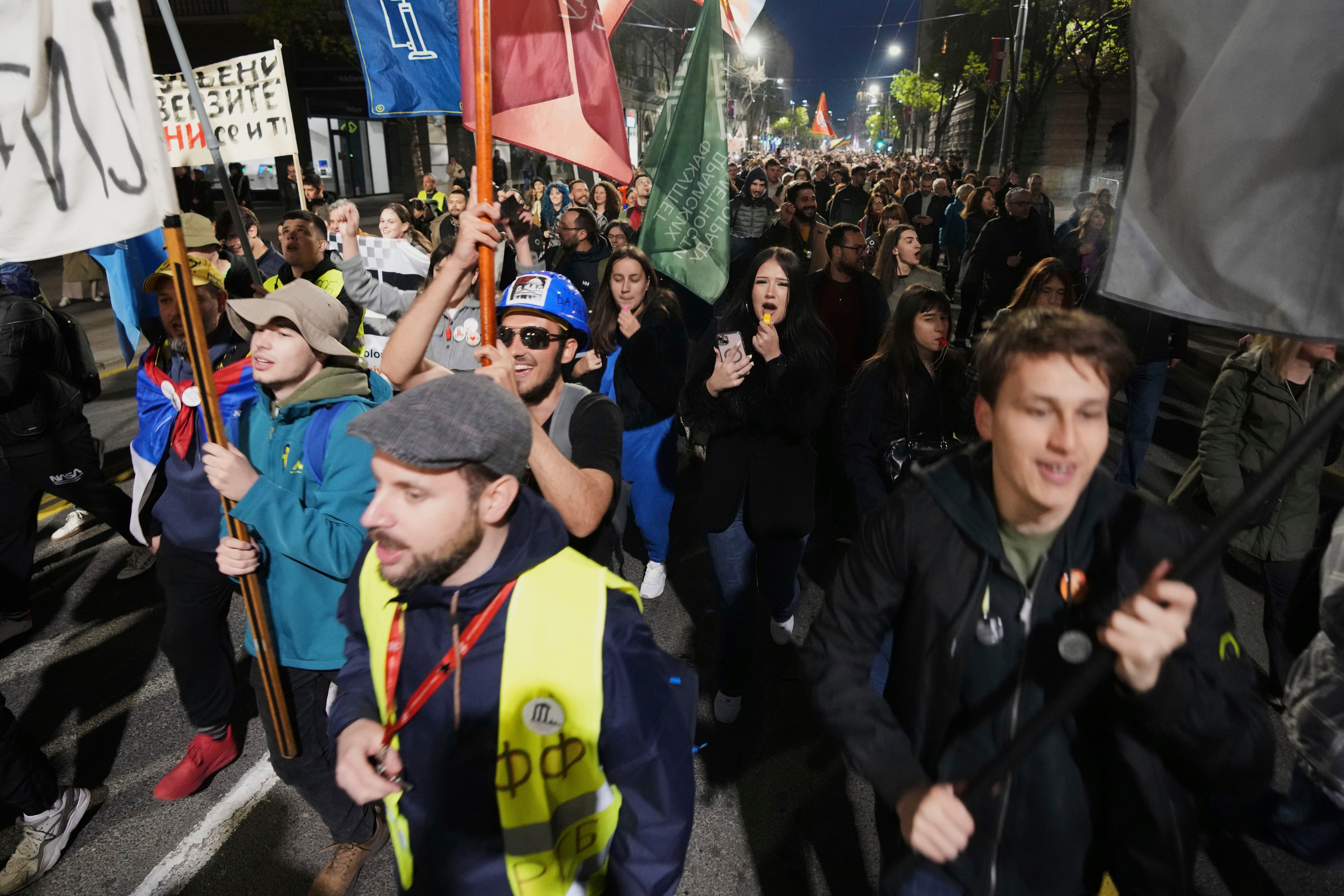 Serbia Protest