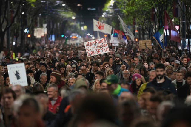 Serbia Protest