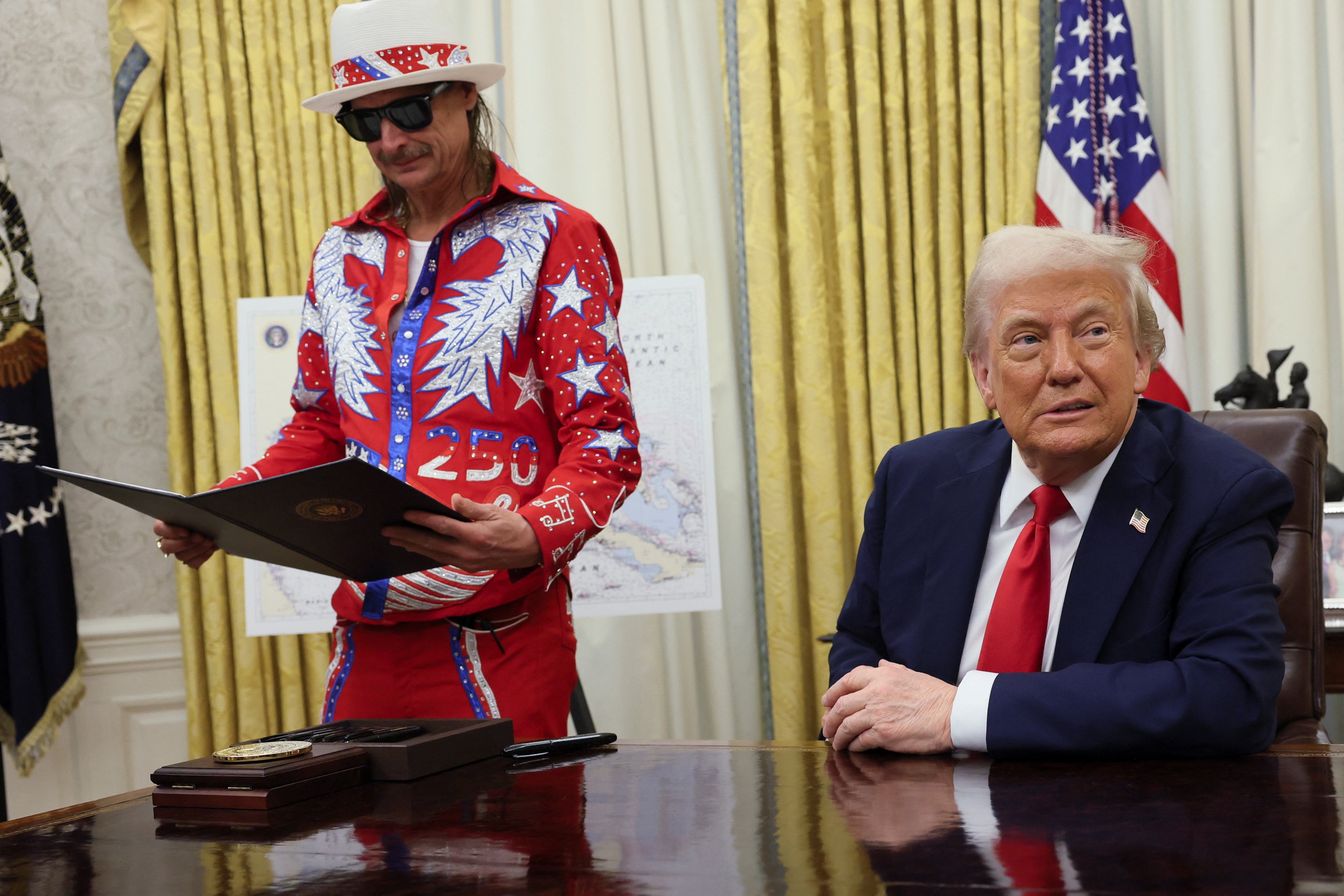 Kid Rock is a prominent Trump supporter and critic of illegal immigration