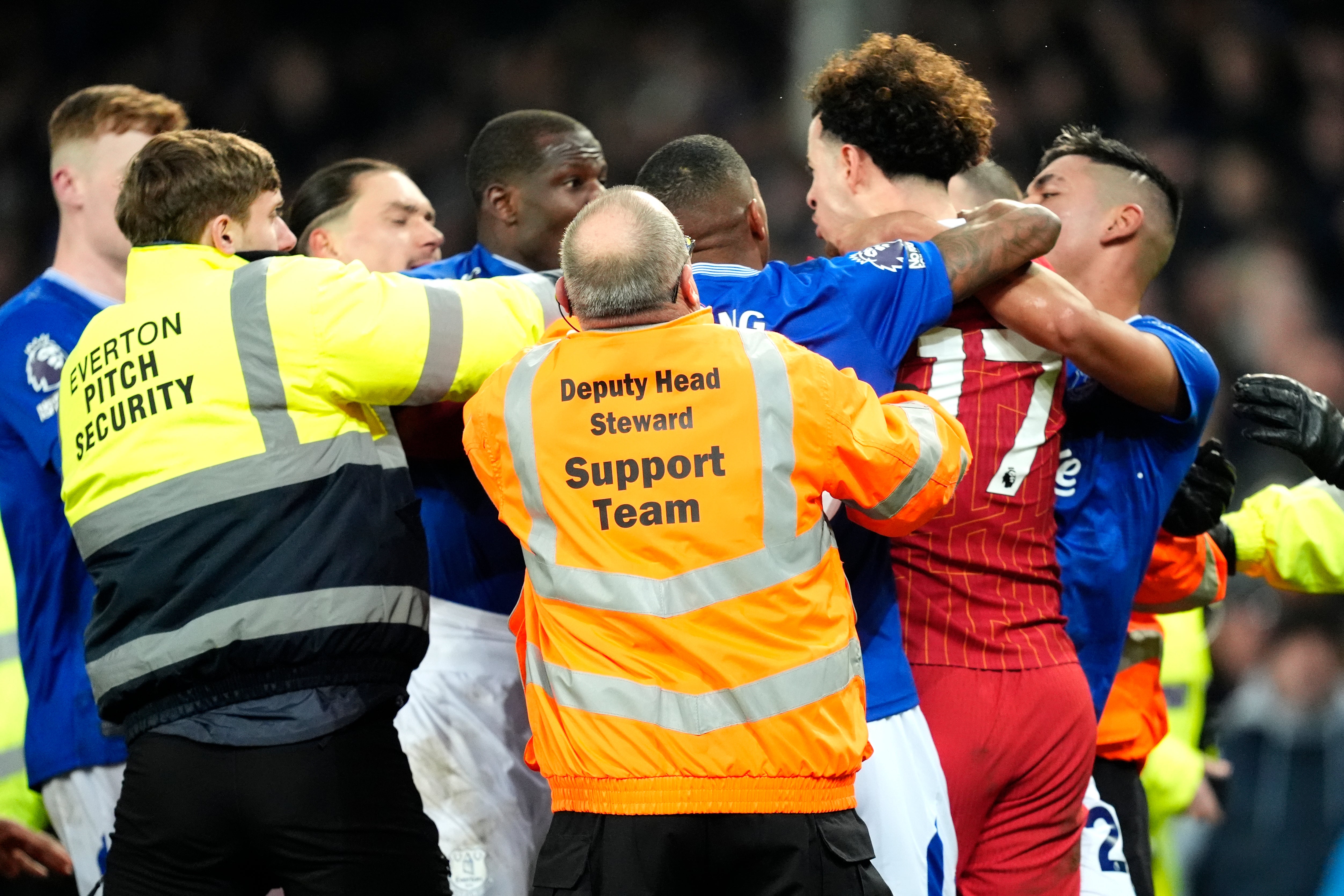 Curtis Jones and Abdoulaye Doucoure were sent off at Goodison Park in the reverse fixture, will there be more red cards at Anfield?