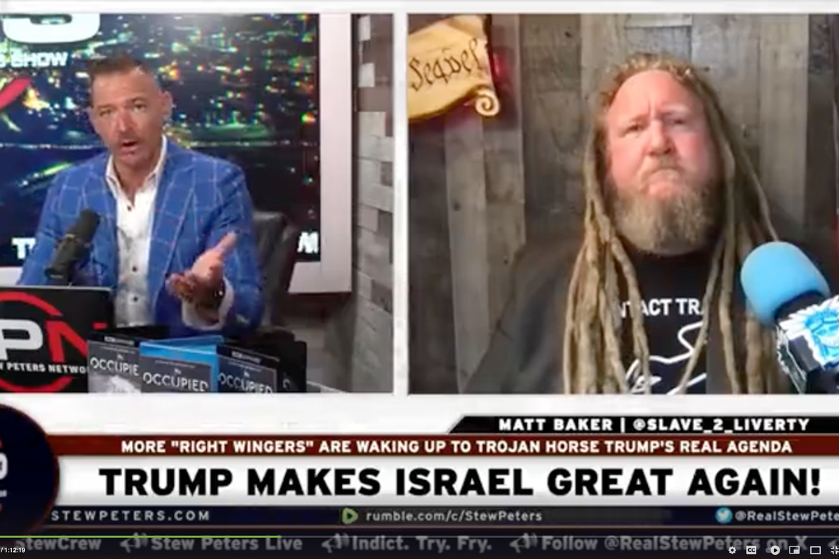 Stew Peters Calls for Mass Deportation of U.S. Jews