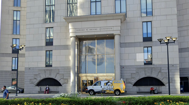 <p>The Boston Municipal Courthouse. Judge Mark Summerville found ICE agent Brian Sullivan in contempt of court after he arrested a defendant mid-trial</p>