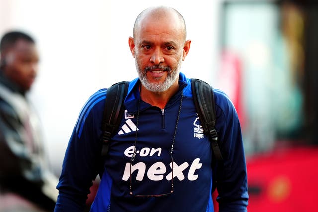 Nuno Espirito Santo was all smiles before and after Tuesday’s game (Mike Egerton/PA)
