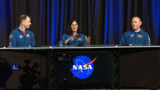 <p>Sunita Williams describes seeing India from onboard the International Space Station</p>