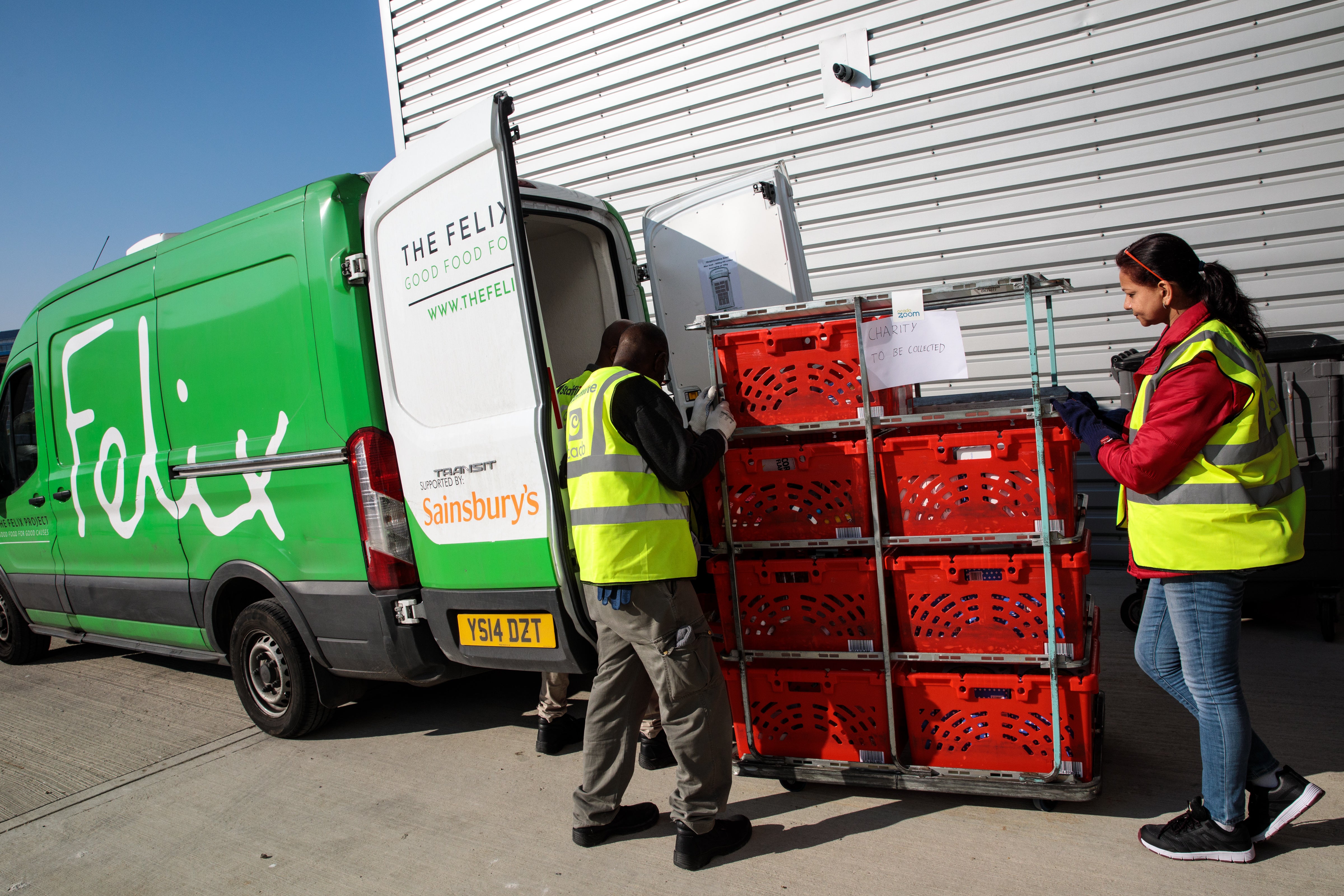 The Felix Project’s green vans have become a distinctive part of the charity’s identity
