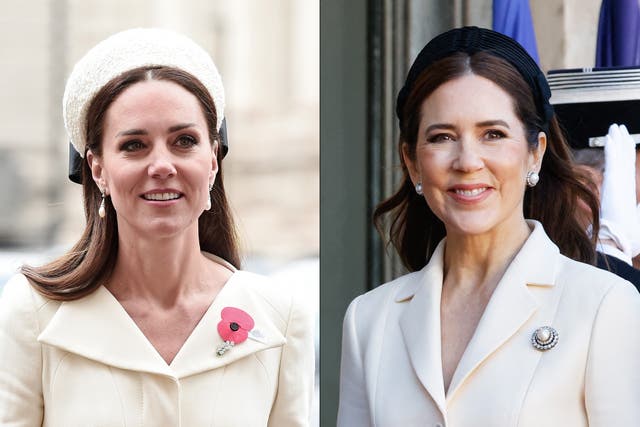 <p>Kate, Princess of Wales, has often been compared in style and sensibility to Queen Mary of Denmark </p>