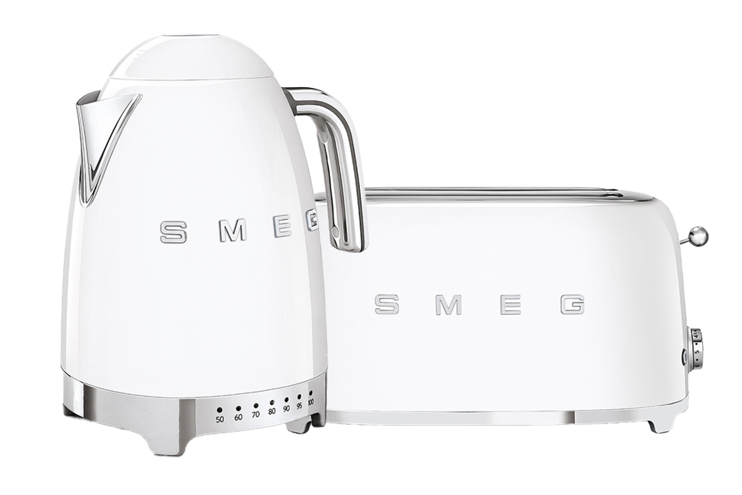 Best kettle and toaster set IndyBest review Smeg variable temperature kettle and long-slot toaster 