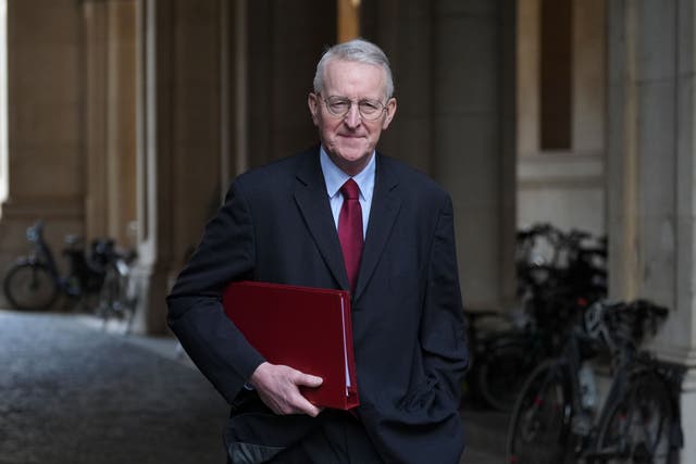 Northern Ireland Secretary Hilary Benn has said ‘there is an issue in respect to Northern Ireland’ if the EU imposes retaliatory tariffs on the US (PA)