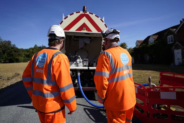 Thames Water has appointed the former Pennon and Anglian Water executive as its new finance chief (Andrew Matthews/PA)
