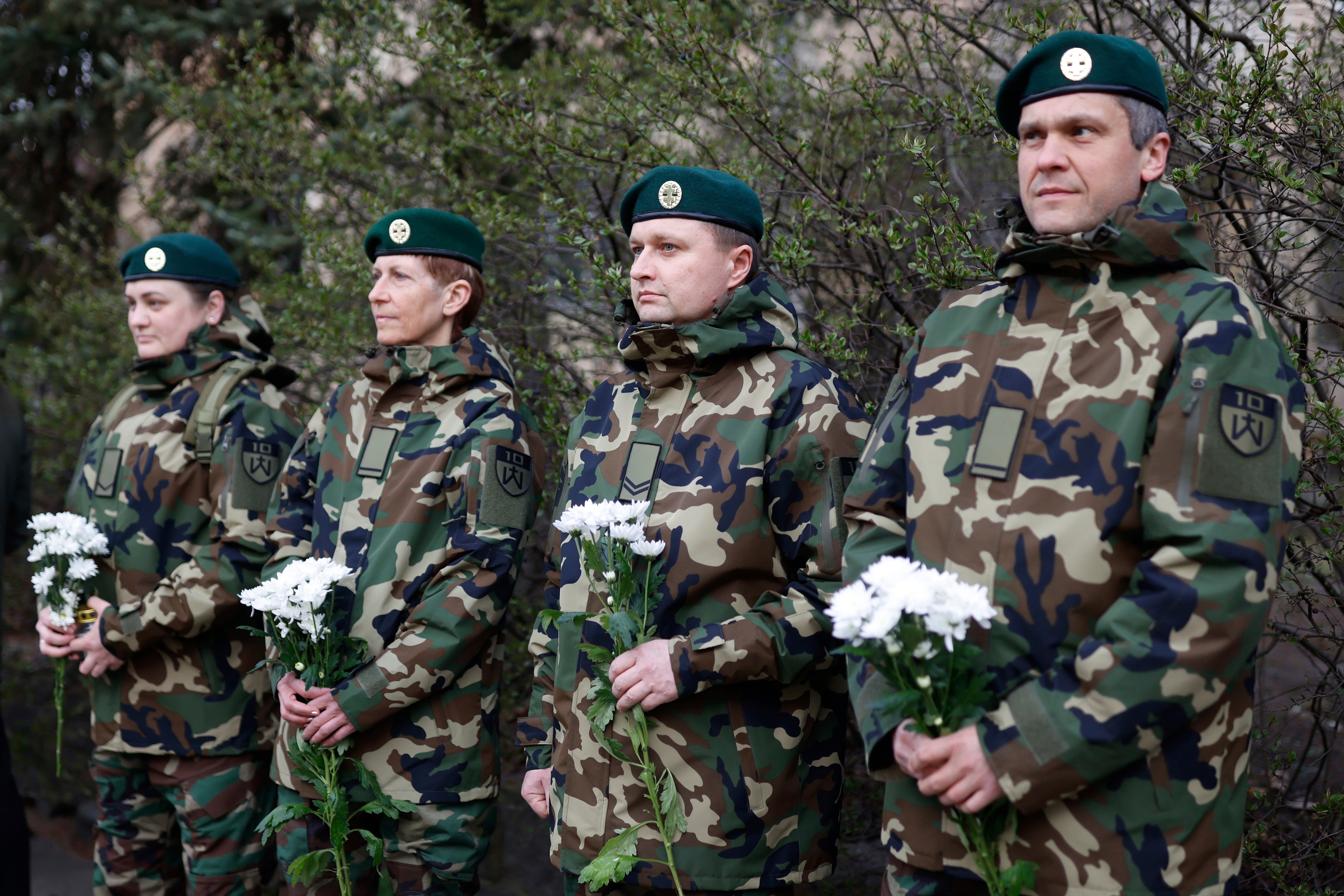 Lithuania US Soldiers