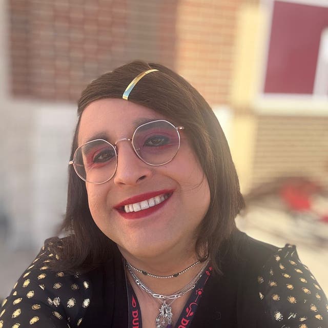 <p>Rosalyn Sandri, an English teacher in Texas, resigned from her job after she was targeted with hate online</p>