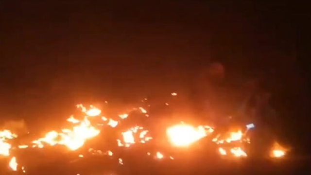 <p>Yemen's Houthi rebels share video claiming to show moment fighters shoot down US drone</p>