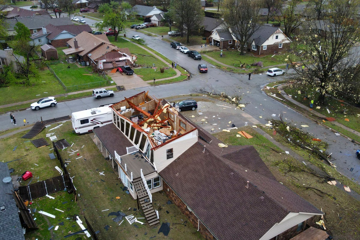 At least one dead as ‘once in a generation’ storm lashes several states